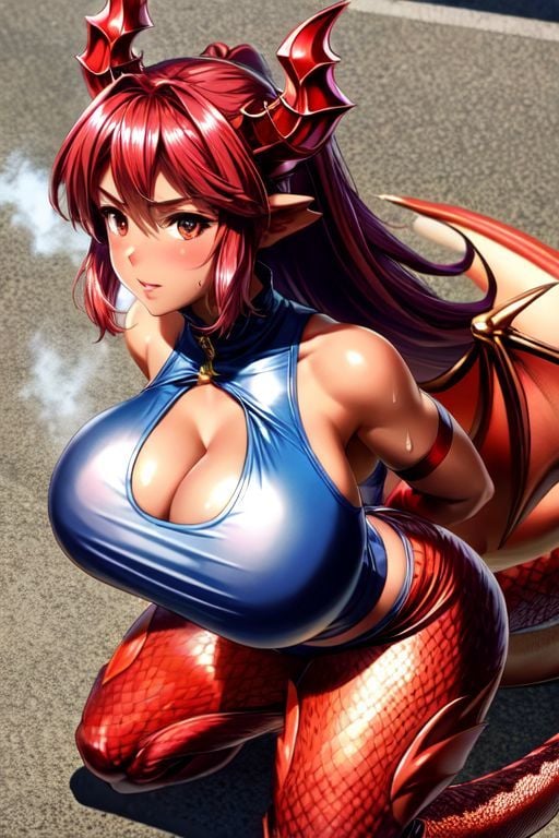爆乳AIドラゴン娘1