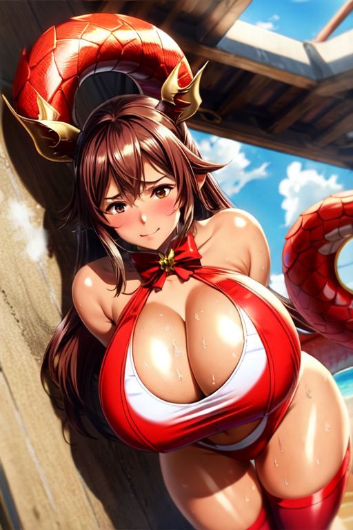 爆乳AIドラゴン娘1