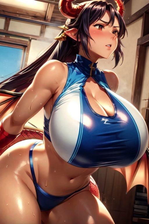 爆乳AIドラゴン娘1