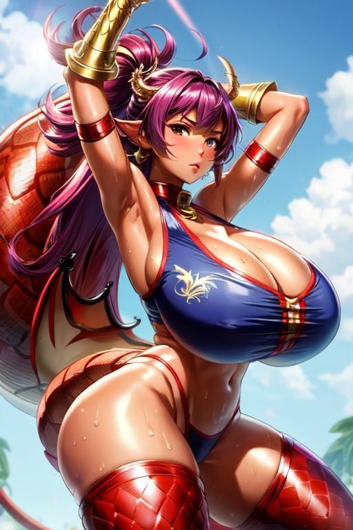 爆乳AIドラゴン娘1