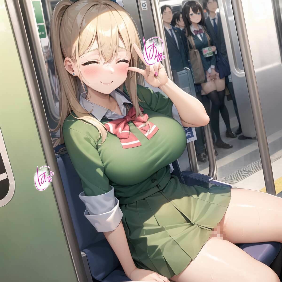 ノーパン痴○公認電車4〜朝から元気になれる通勤電車〜【美麗大ボリューム480枚収録!!】