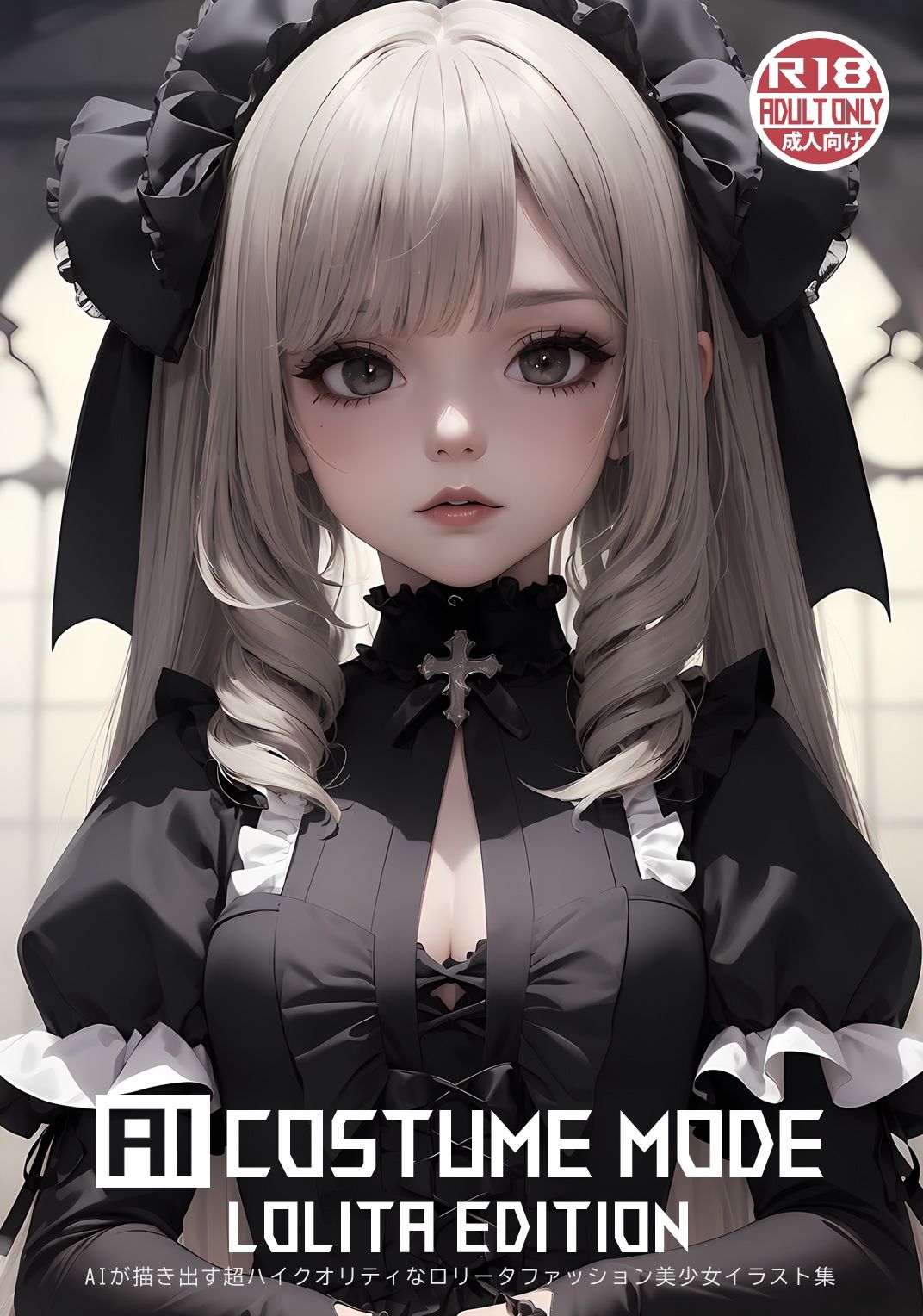 【ロリコス美少女AIイラスト集】AI COSTUME MODE LOL〇TA EDITION【PNG364枚/PDF付】