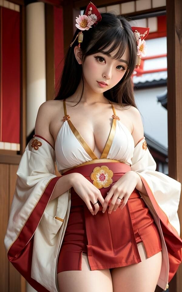 神聖な場所で巫女とやり放題 ボンキュッボンの神ボディー