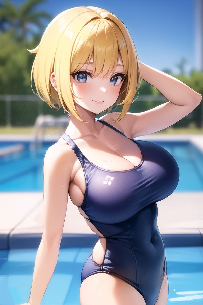 巨乳しかいない水泳部 〜スク水からはみ出そうなおっぱい〜