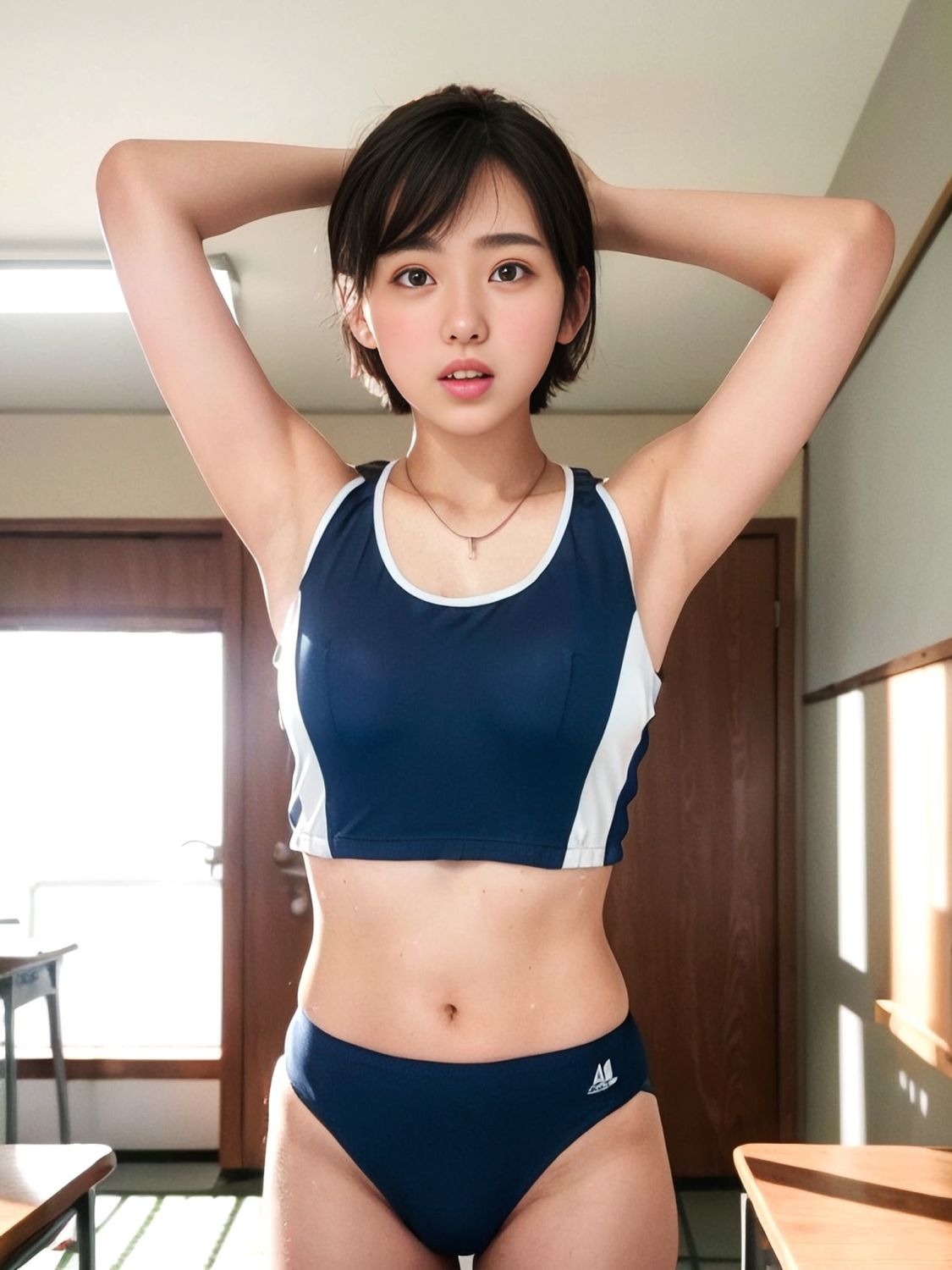 ショートカットの彼女