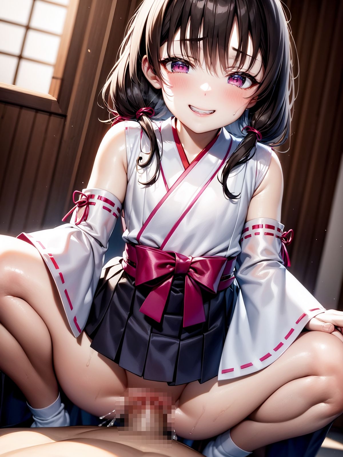 ち○ちゃい巫女さん