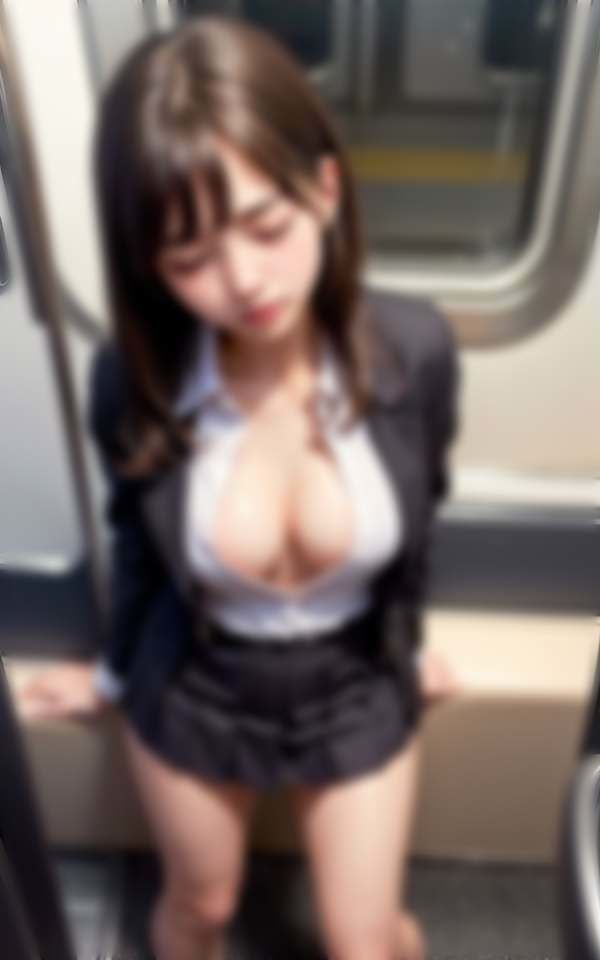 電車で寝ちゃった無防備なあの子を...?