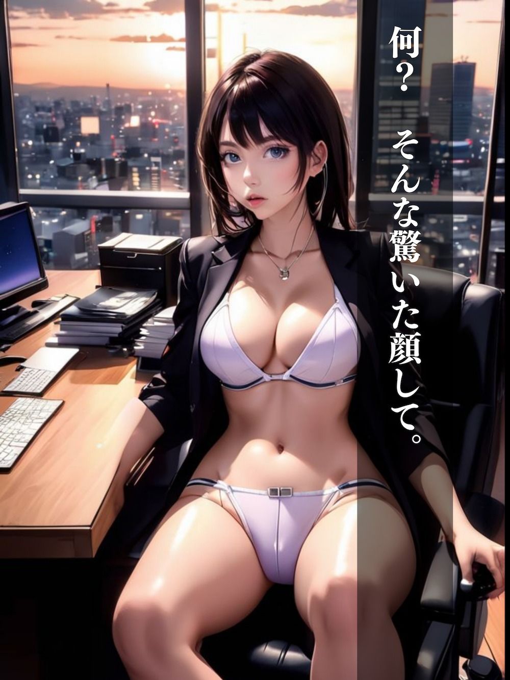 秘書課=別名エロ課！君は誘惑に耐えられるか？！全員出社せよ！？