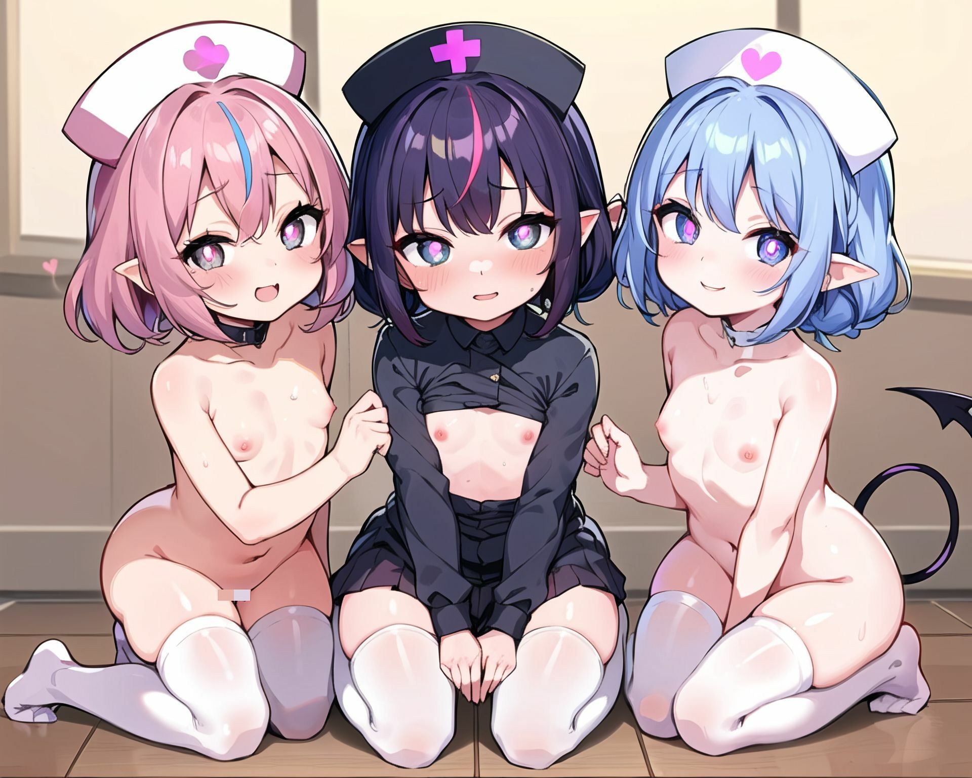 サキュバスxハーレム8_ナース服編1