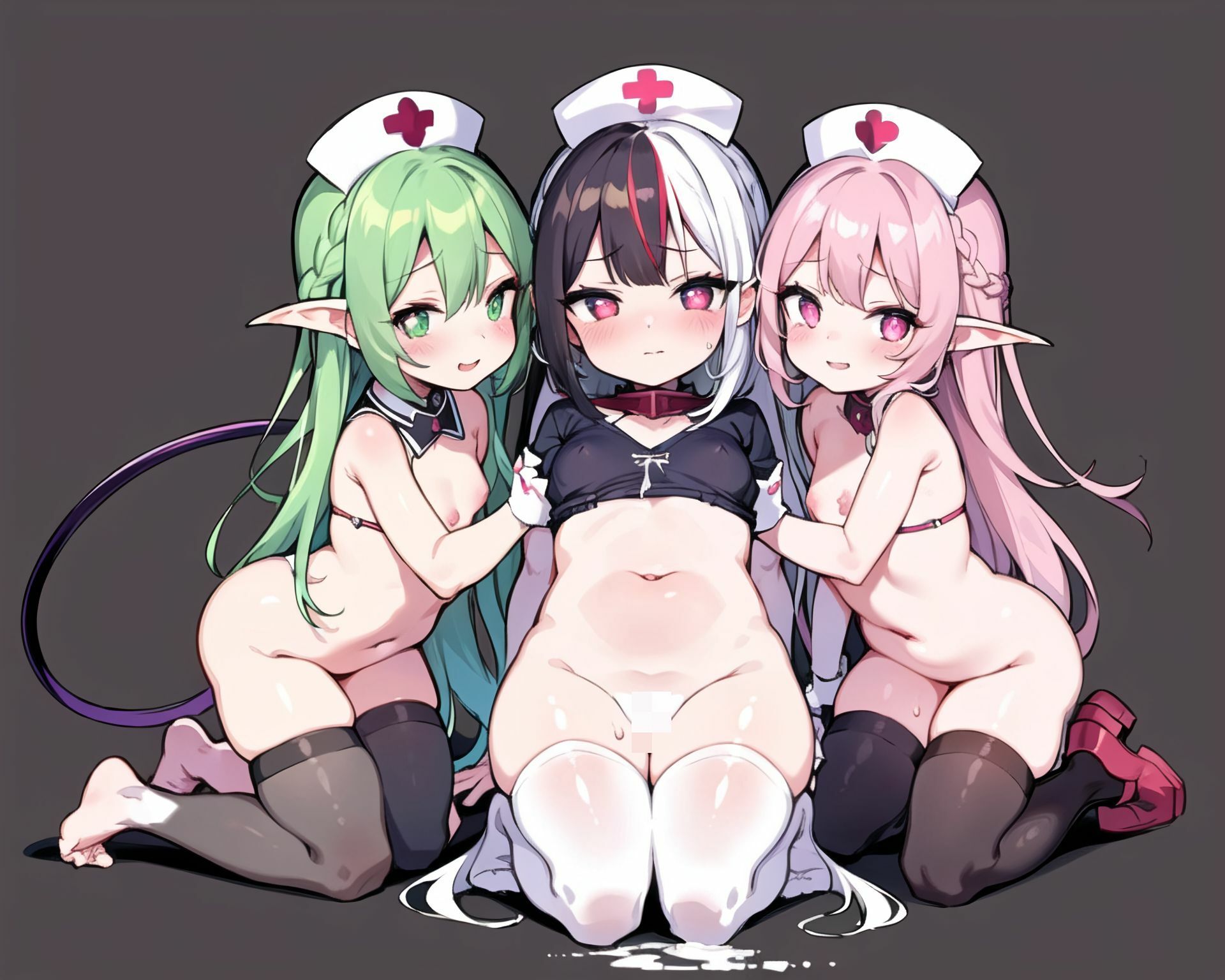 サキュバスxハーレム8_ナース服編1