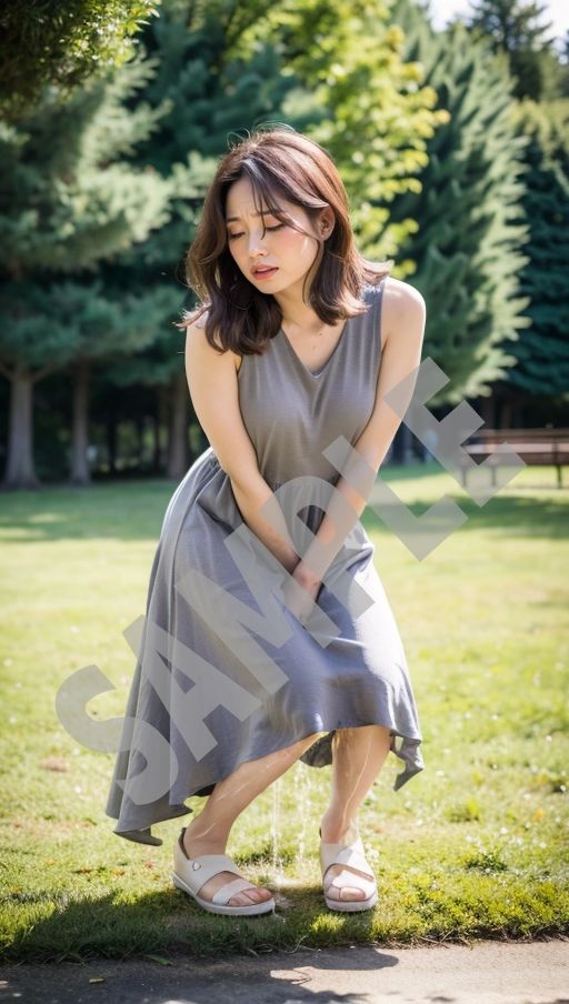 おしがま写真集 人妻達の失禁 日曜の公園編 VOL.1