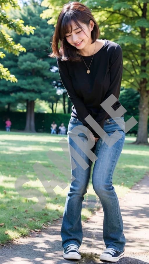 おしがま写真集 人妻達の失禁 日曜の公園編 VOL.1