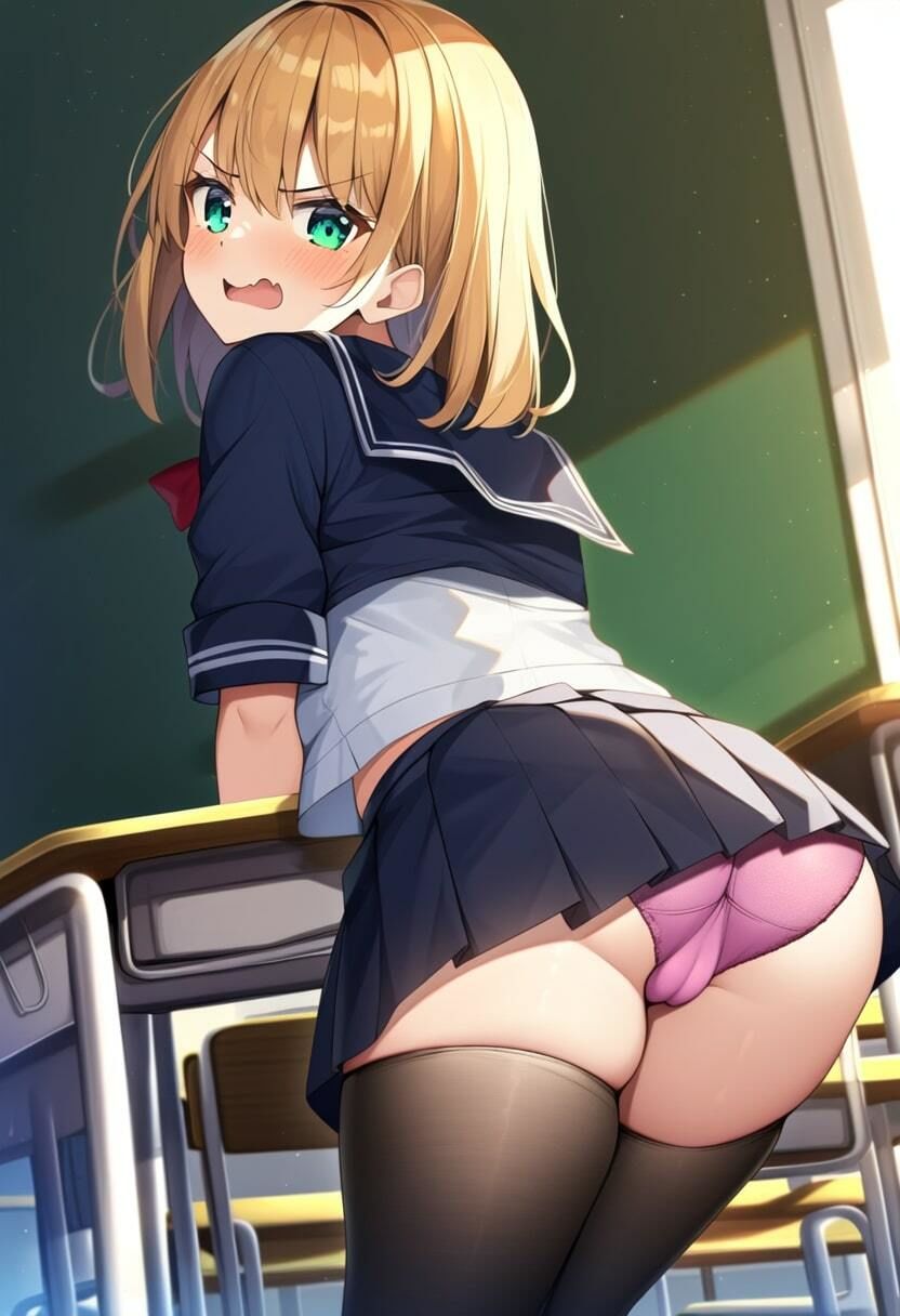 「見ちゃダメ！」JKパンチラ・泣き顔＆怒った顔アリ