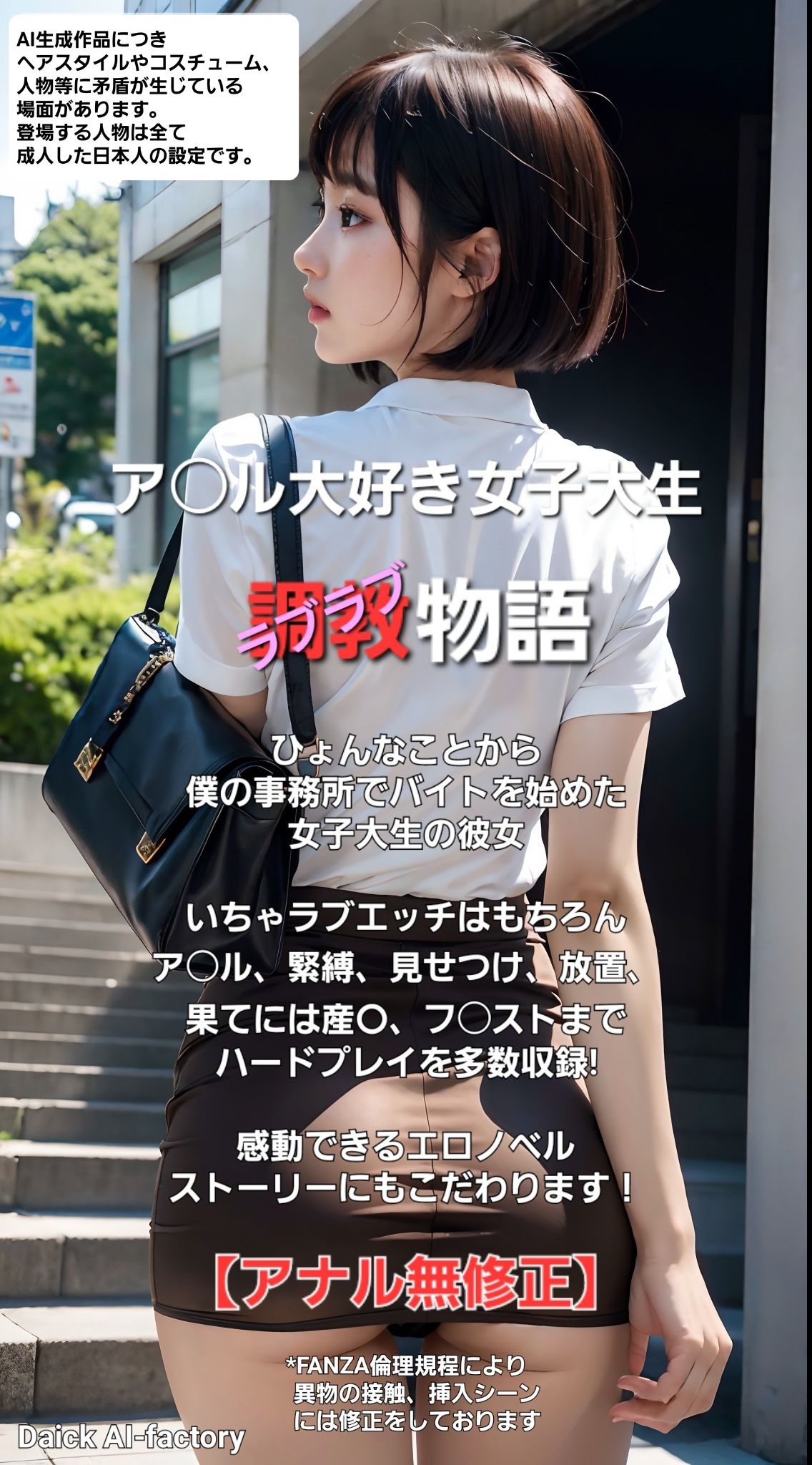ア○ル大好き女子大生 ラブラブ調教物語