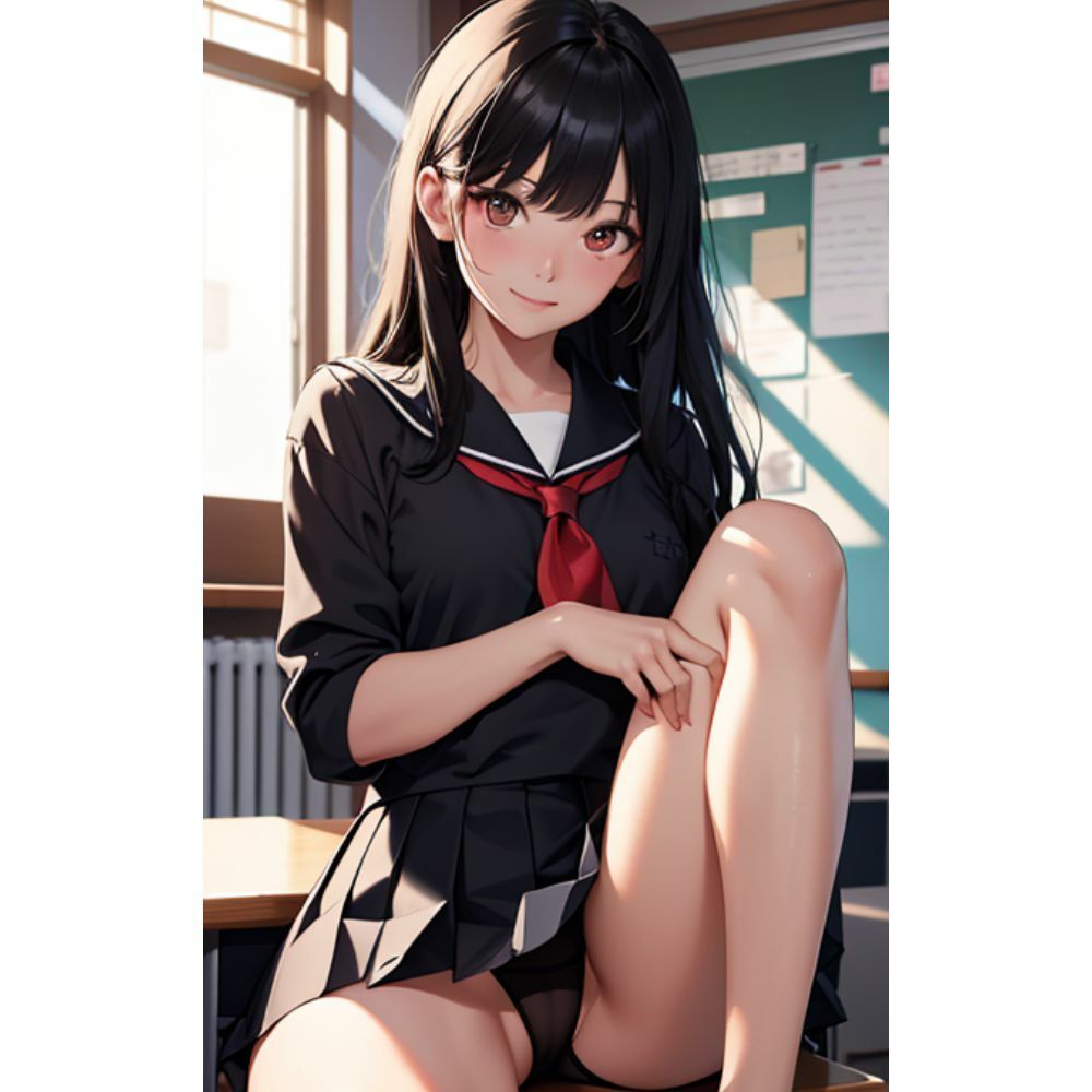 かわいい女の子がミニスカでパンチラしてくる