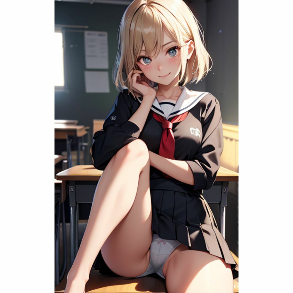 かわいい女の子がミニスカでパンチラしてくる