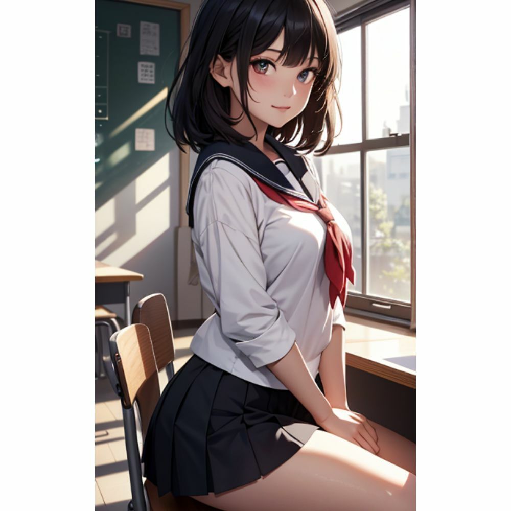 かわいい女の子がミニスカでパンチラしてくる