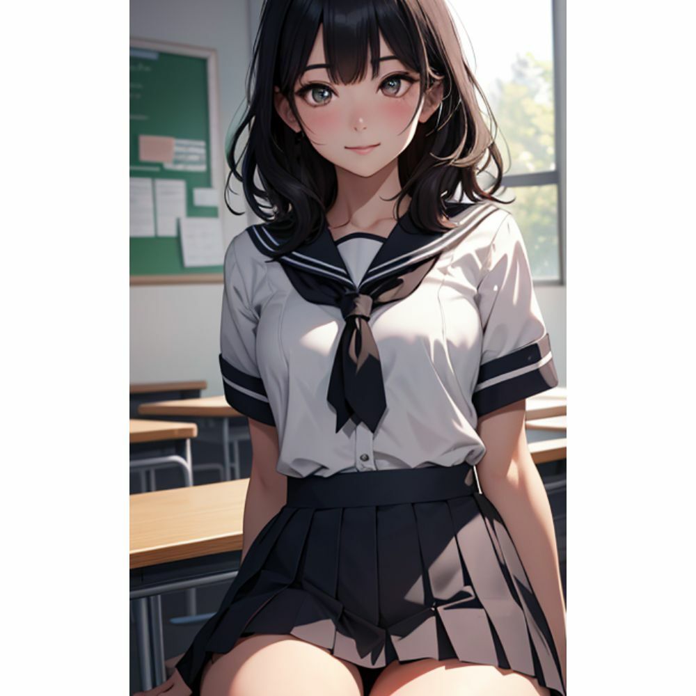 かわいい女の子がミニスカでパンチラしてくる