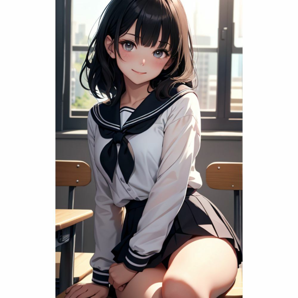 かわいい女の子がミニスカでパンチラしてくる