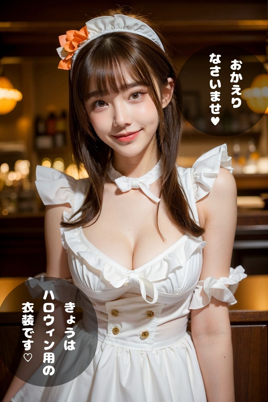 ハロウィン エッチ （ダイダイ島のAI美女）