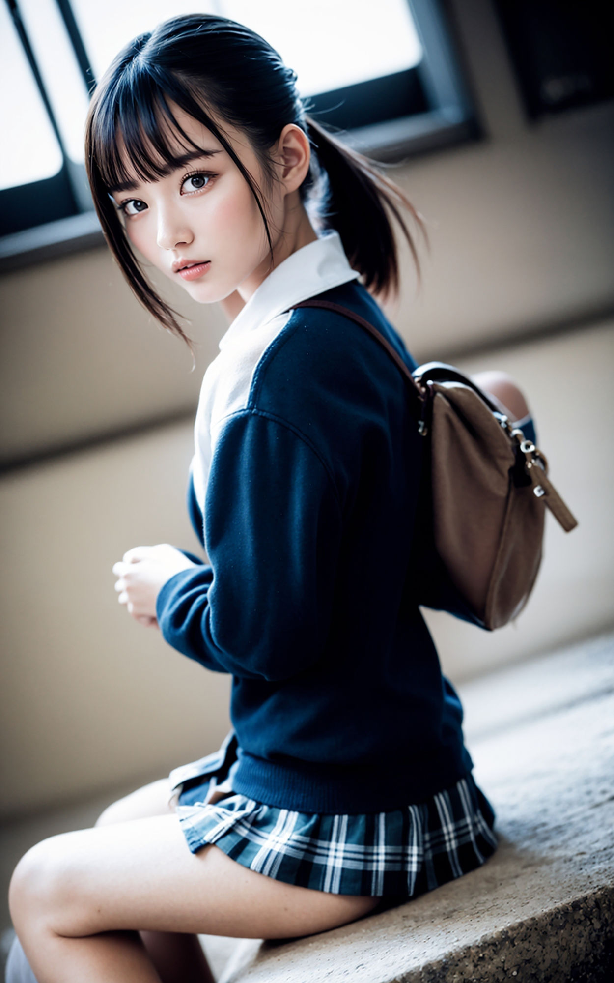 妄想写真館―「座る」制服美少女図鑑 1 ―