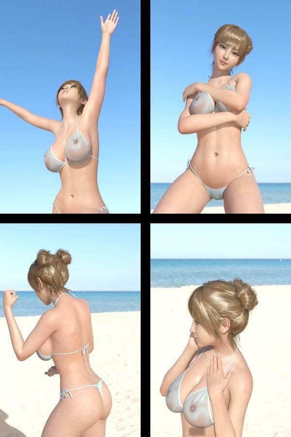 【＋All】『理想の彼女を3DCGで作ります』から生まれたバーチャルアイドル「一ノ瀬廻里（いちのせめぐり）」のグラドル撮影風写真集:Gradol_61