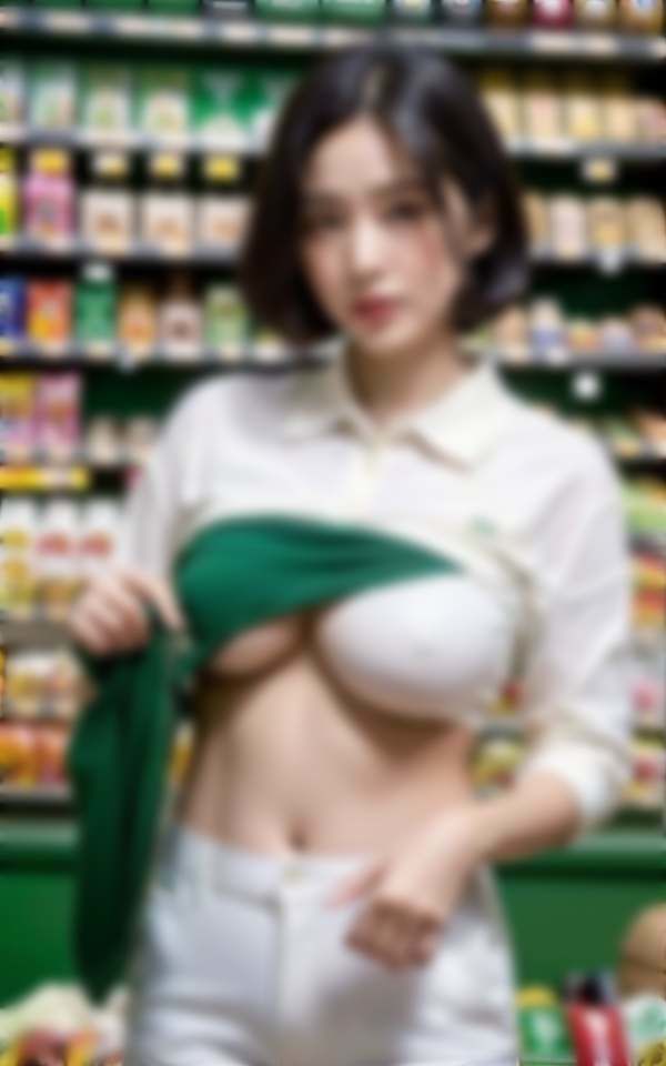 超えろすぎる近所のコンビニで働く熟女