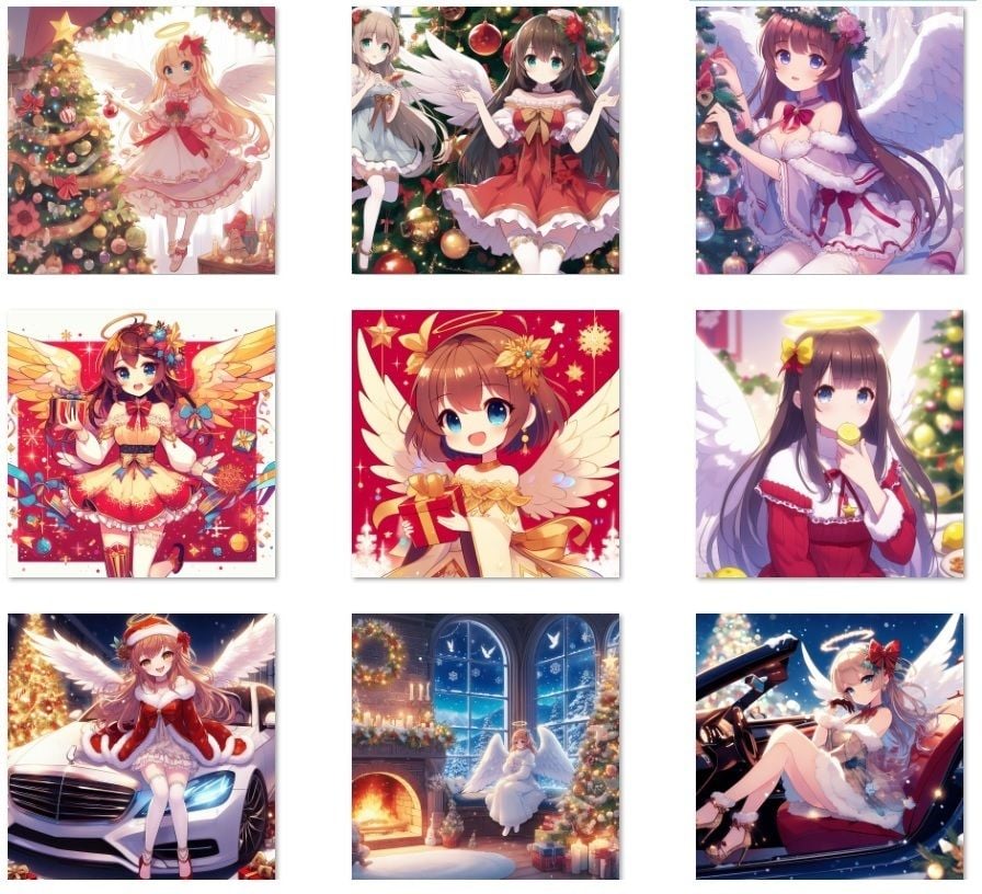 天使×クリスマス