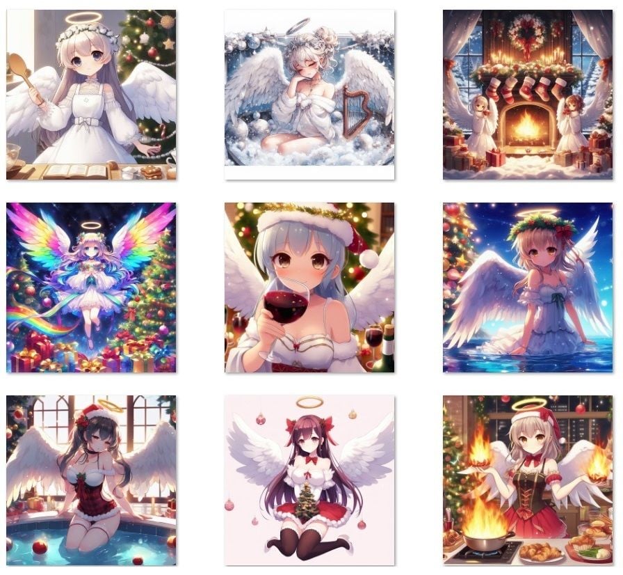 天使×クリスマス