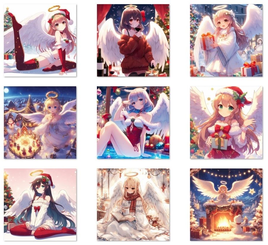 天使×クリスマス