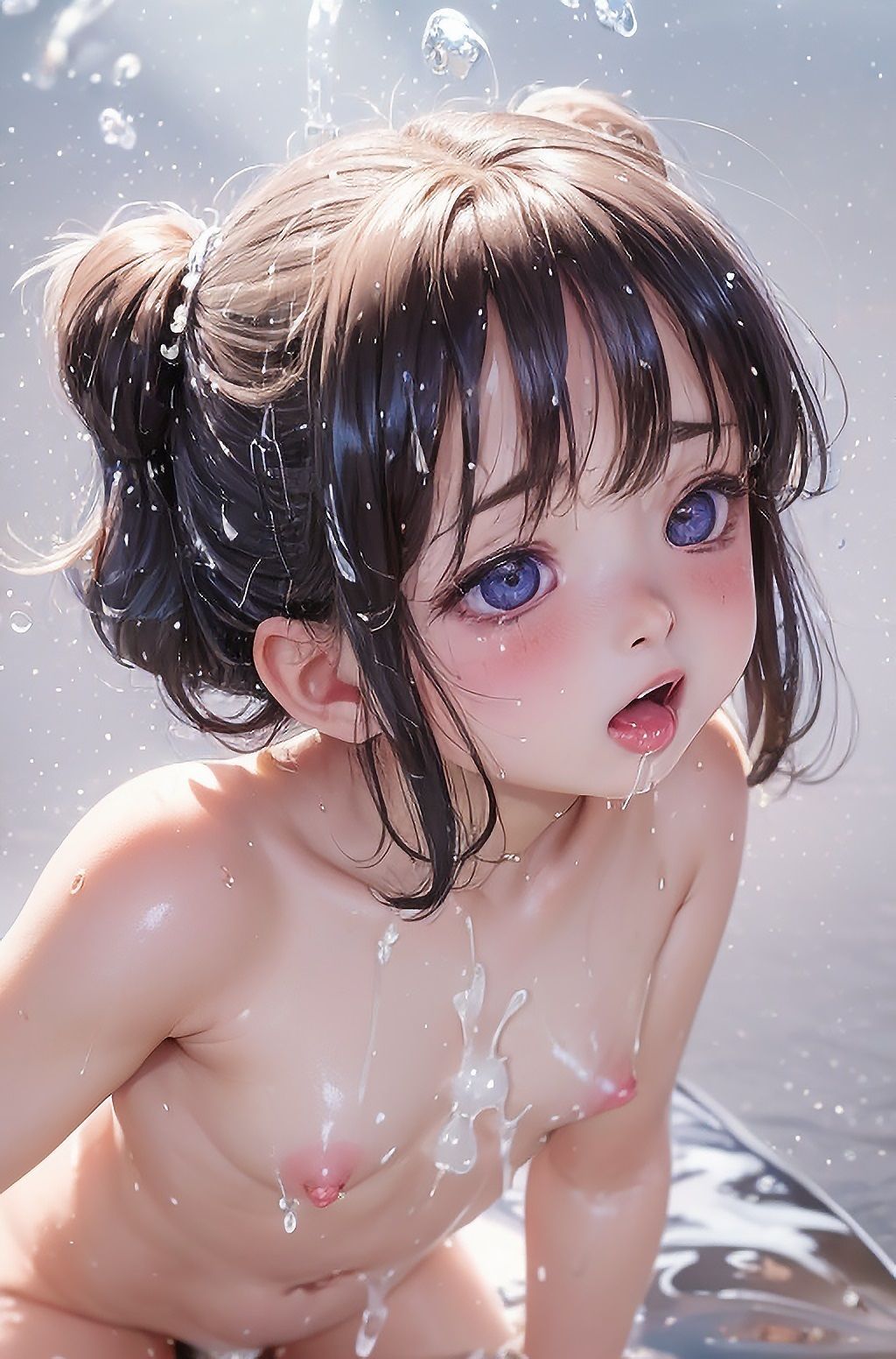 Wet Girl〜濡れた肌の美しい少女たち-ちっぱい・マ〇スジ・パフィーニップル・ぶっかけ・泣き顔etc〜