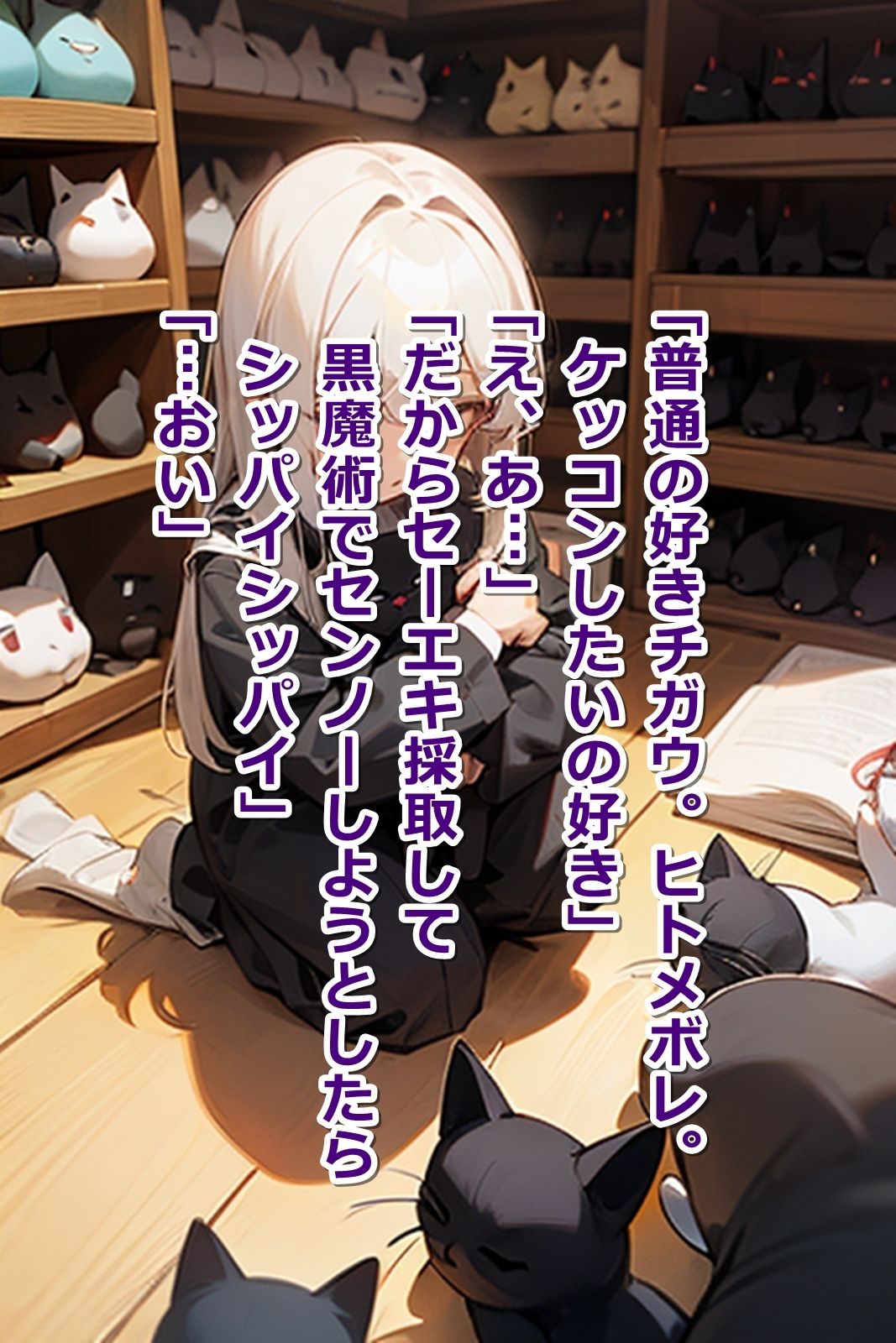 ‘ぬいぐるみ’が女の子になったので、元に戻すために【即オチ2コマ】する。