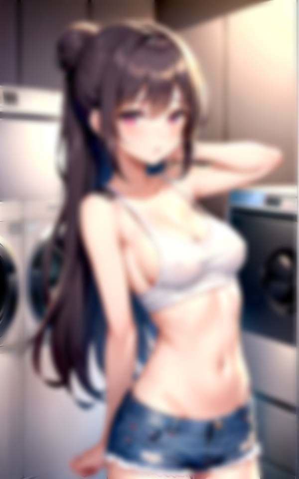 コインランドリーでよく会うえっちなお姉さん