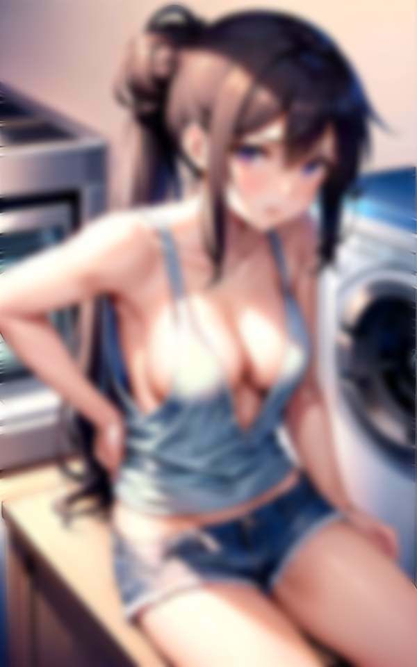 コインランドリーでよく会うえっちなお姉さん