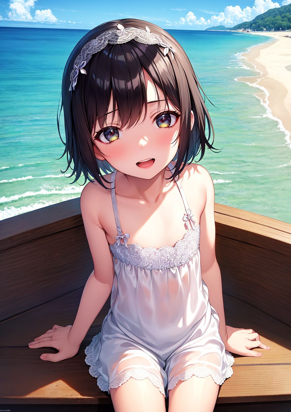 海と太陽と少女