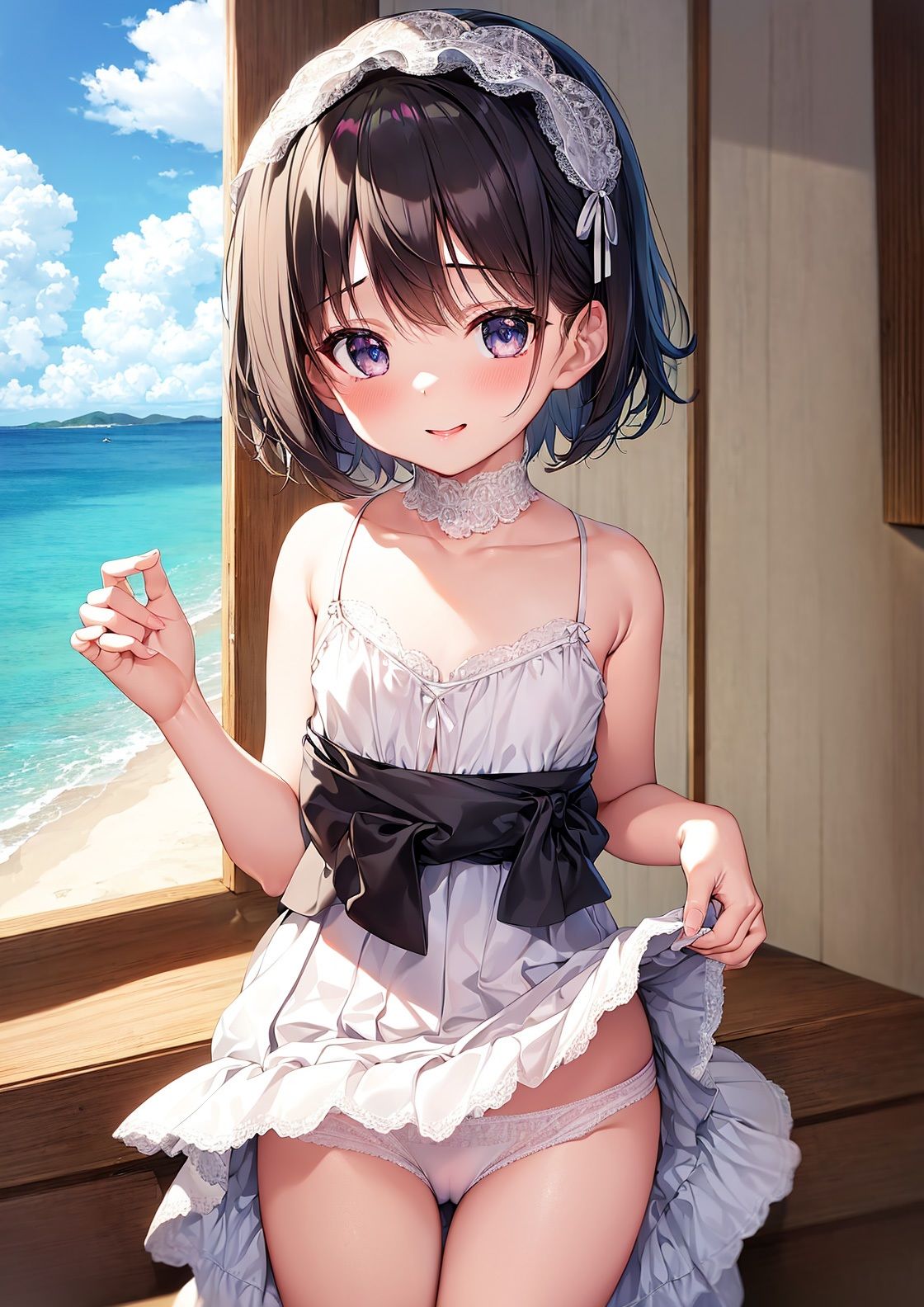 海と太陽と少女