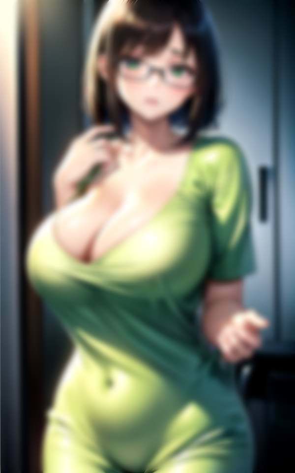 隣に住むメガネをかけた超乳お姉さんがエロすぎる