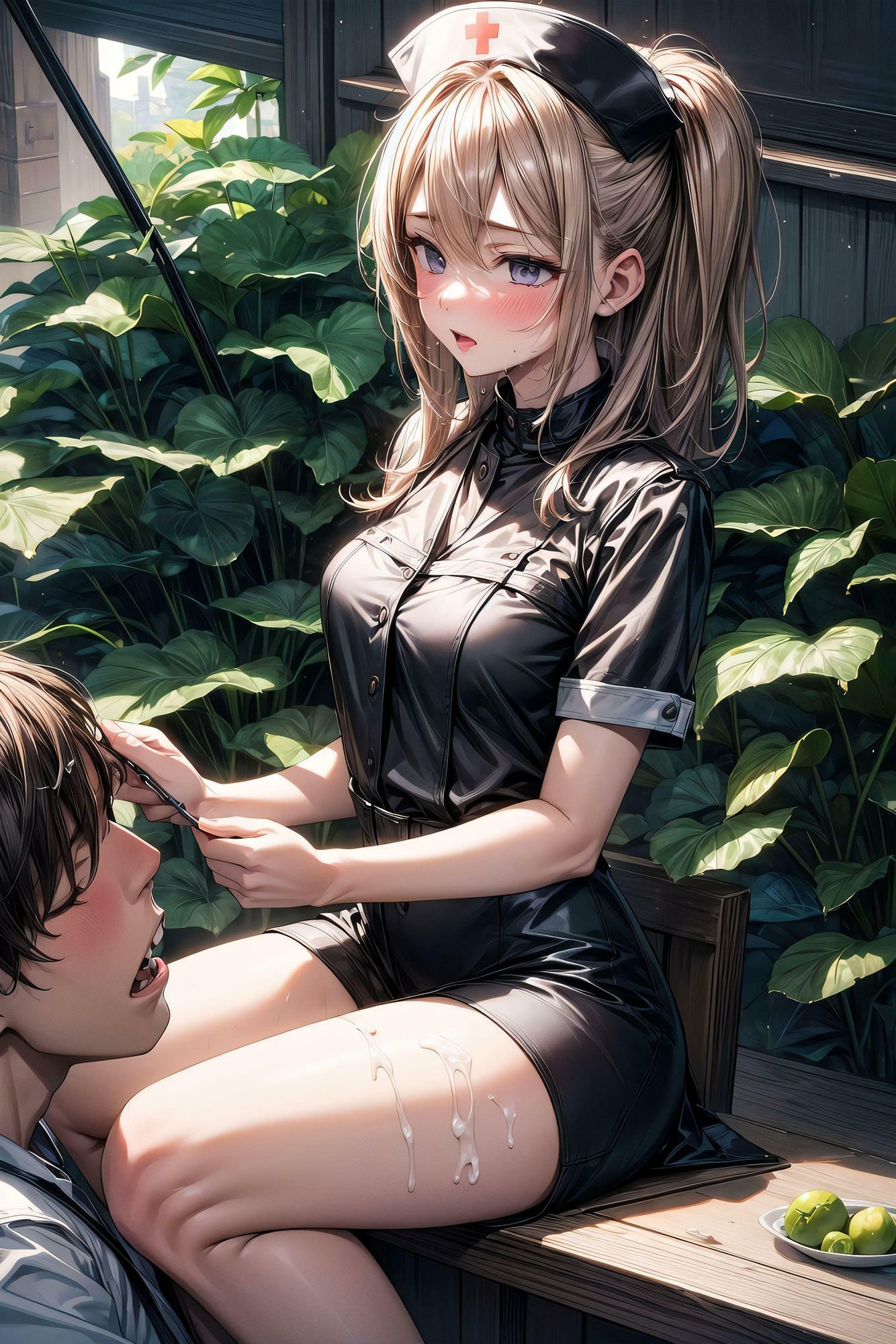 ナースな彼女を辱め