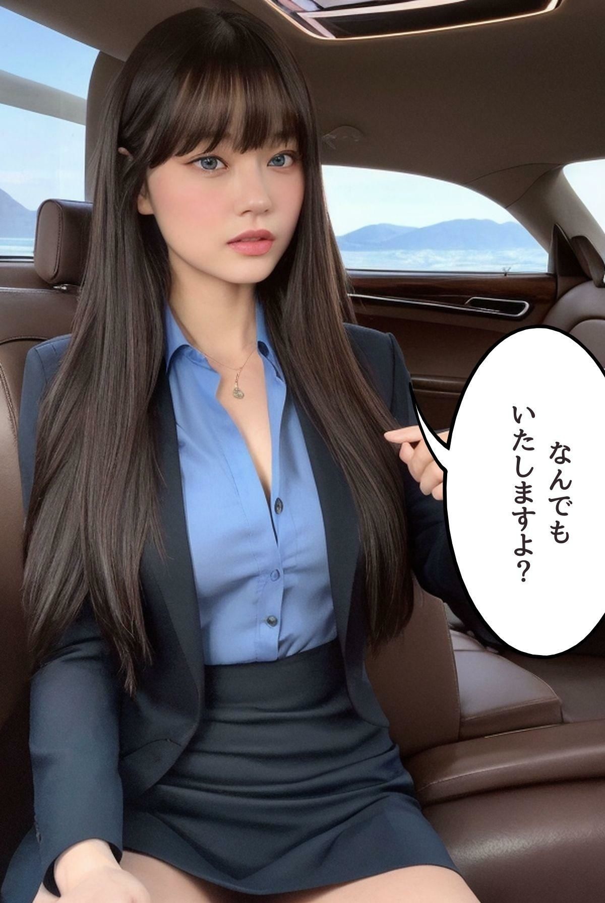 うちの秘書は…優秀でエロい プライベートジェットで…移動の車で…射精管理