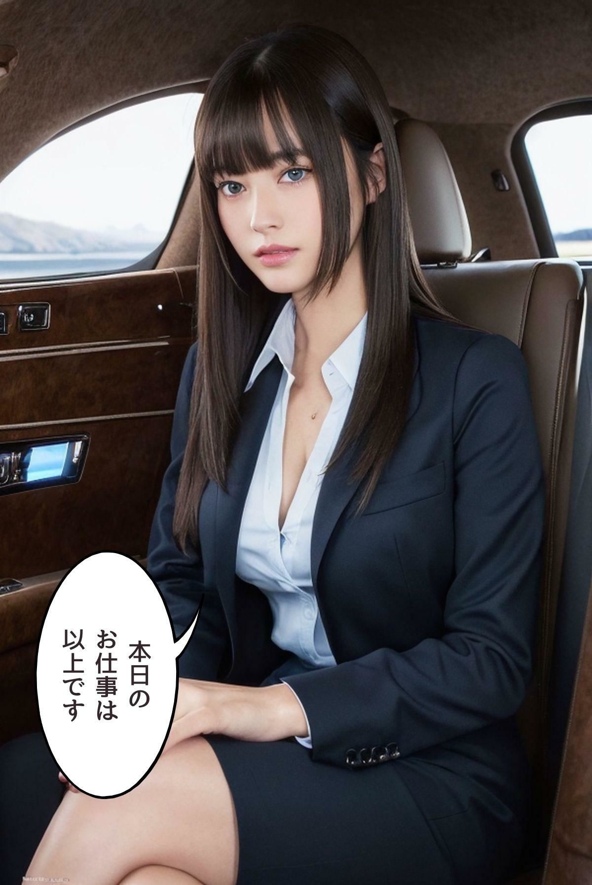 うちの秘書は…優秀でエロい プライベートジェットで…移動の車で…射精管理