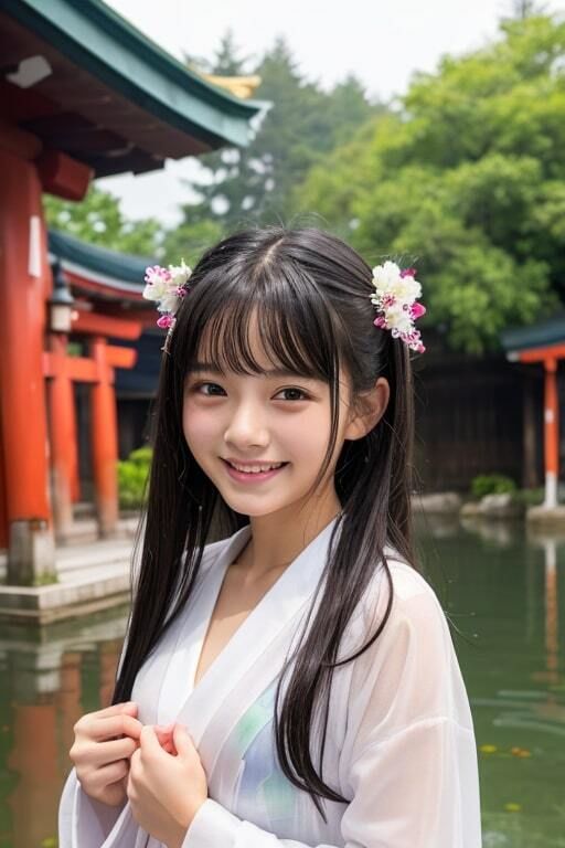 AI生成美少女写真集 vol1 神社美女