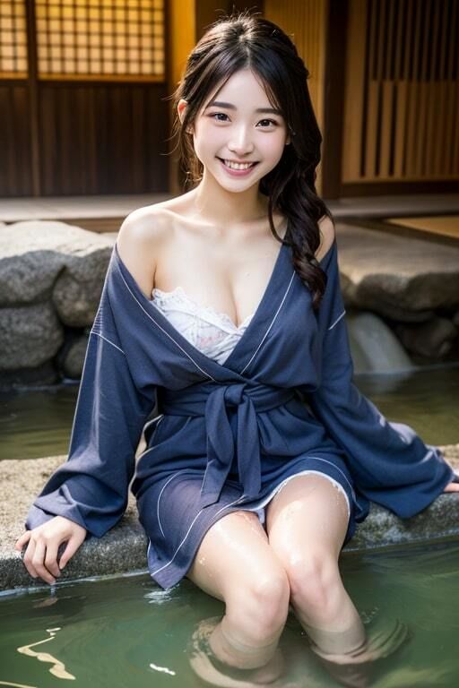 AI生成美女写真集 vol3 温泉美女