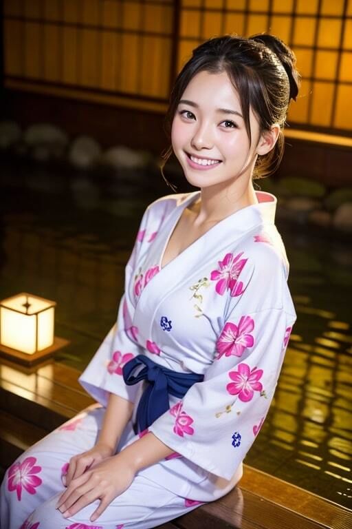 AI生成美女写真集 vol3 温泉美女