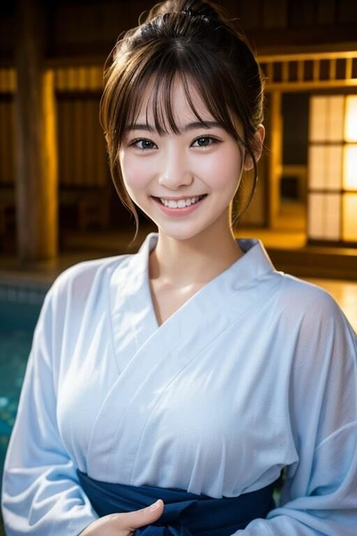 AI生成美女写真集 vol3 温泉美女