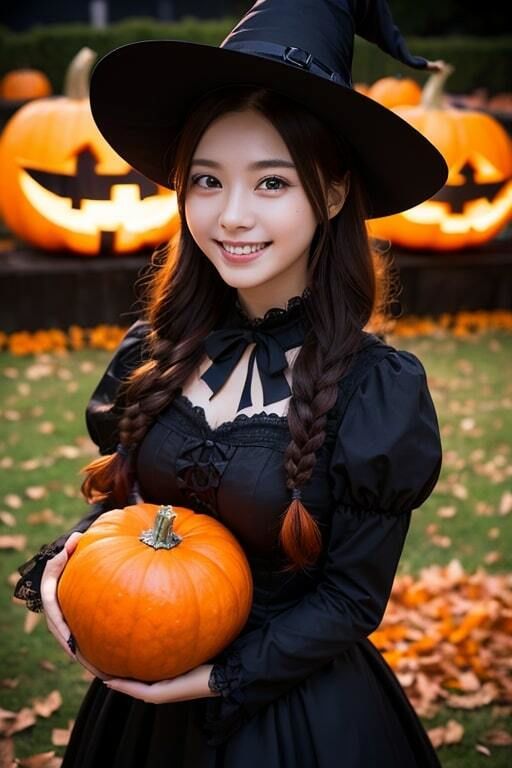 AI生成美女写真集 vol4 ハロウィン美女