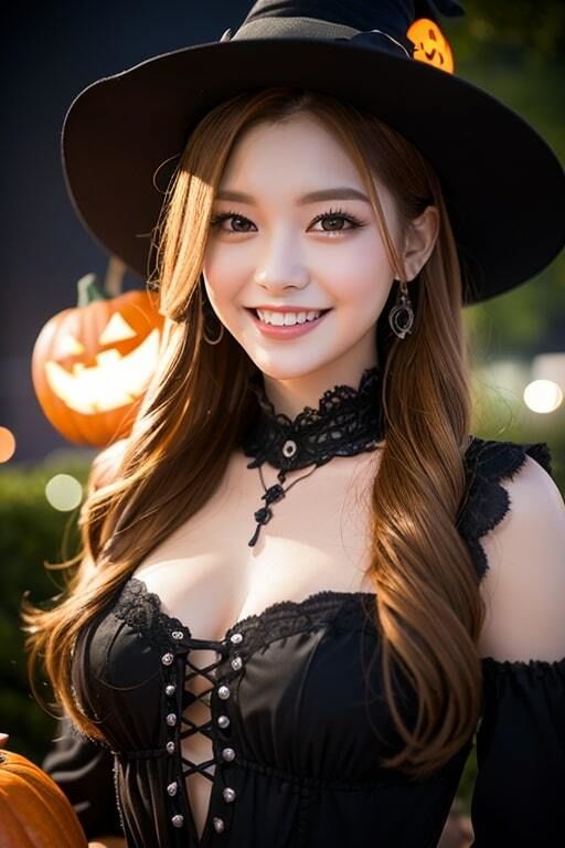 AI生成美女写真集 vol4 ハロウィン美女
