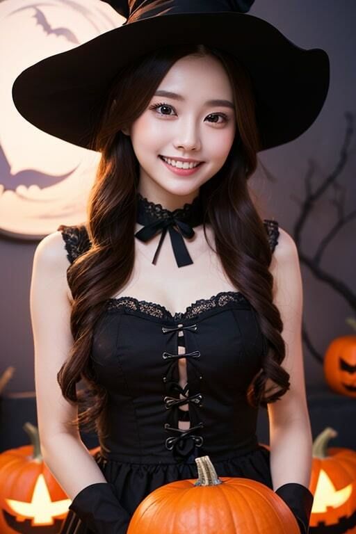 AI生成美女写真集 vol4 ハロウィン美女