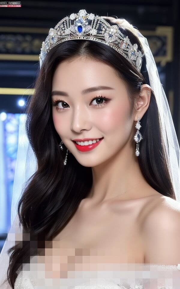 【黒髪貧乳】卑猥な花嫁