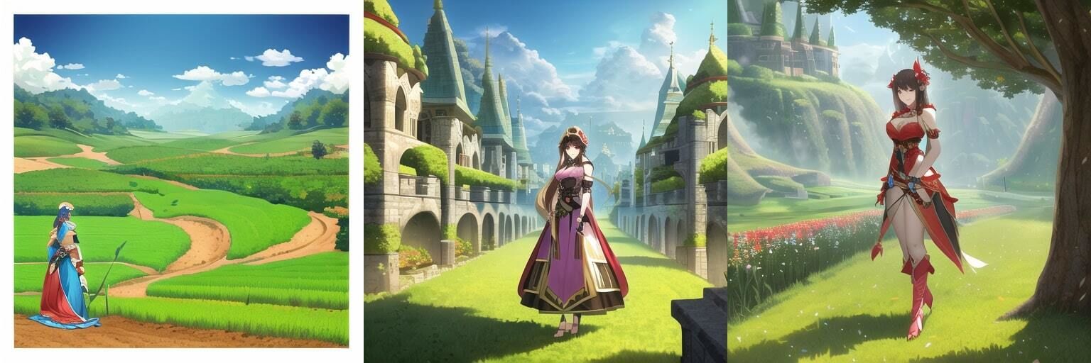 中世ファンタジー画像集、設定用資料