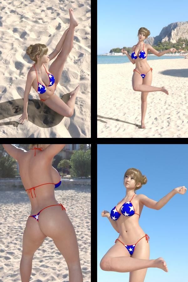 【＋All】『理想の彼女を3DCGで作ります』から生まれたバーチャルアイドル「一ノ瀬廻里（いちのせめぐり）」のグラドル撮影風写真集:Gradol_66